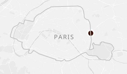 Mini-carte : L’escale à Bagnolet, aux portes est de Paris